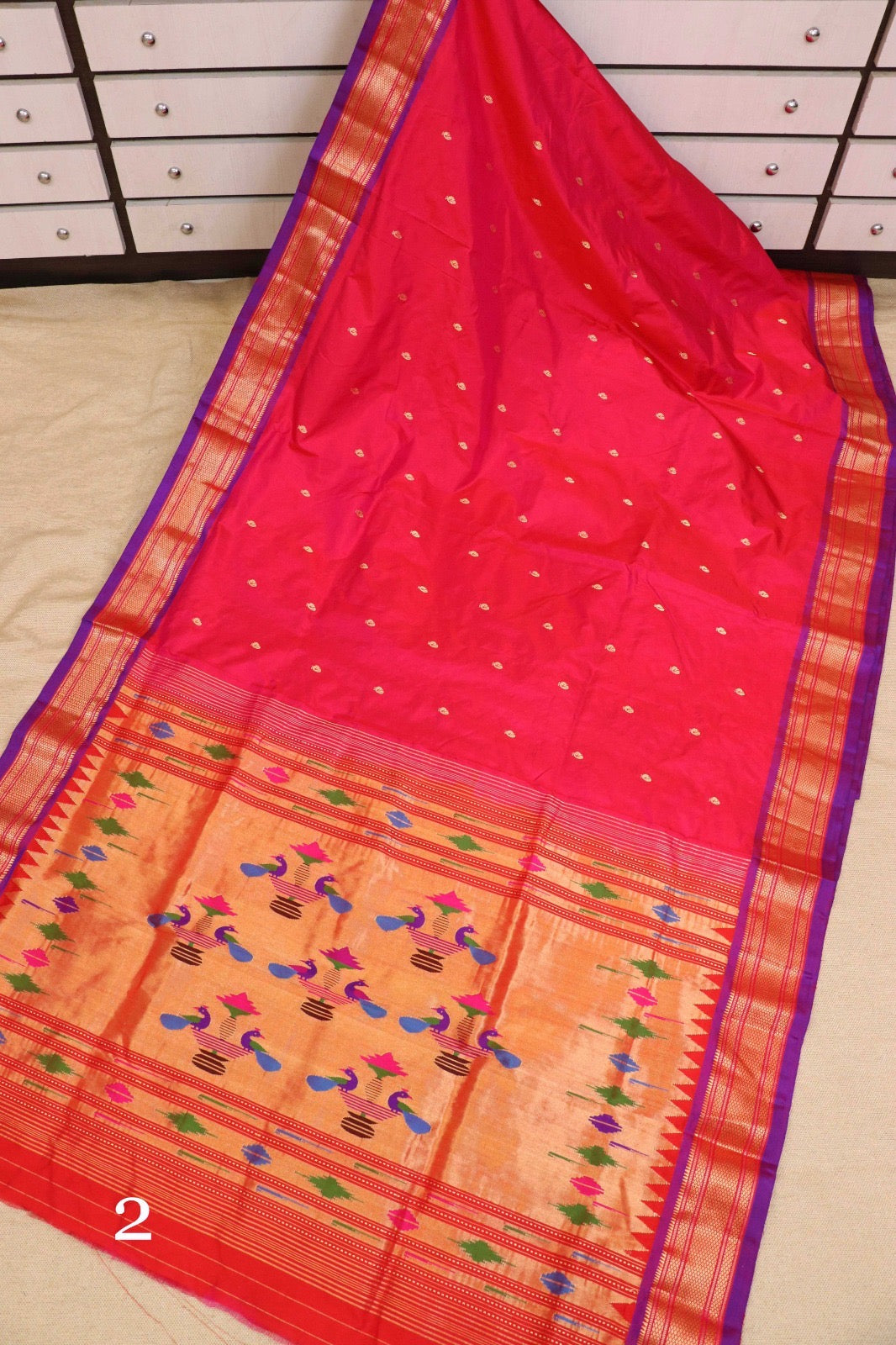 Ragini Narali Paithani Saree