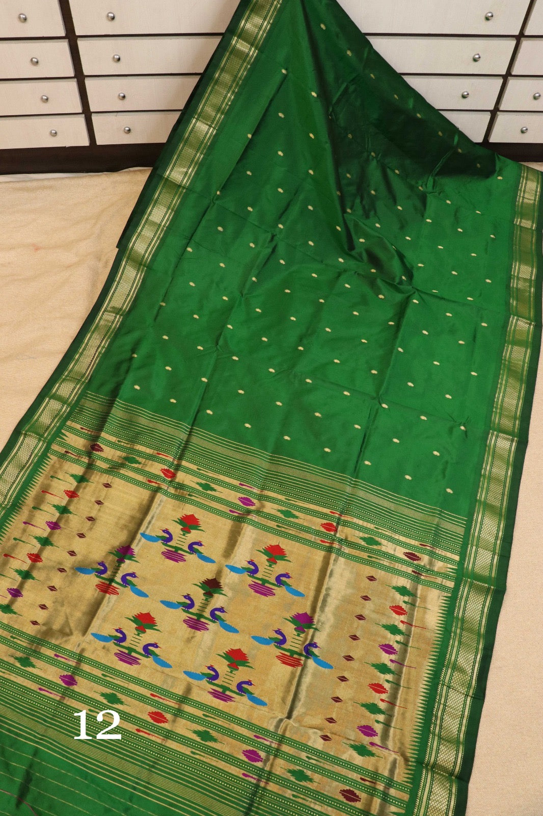 Hariyali Noor Paithani Saree