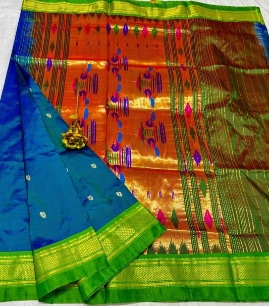 Neelkanthi Narali Paithani