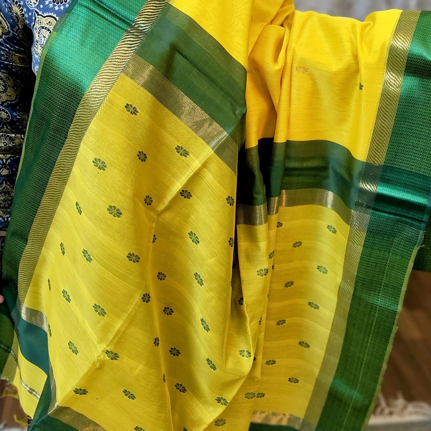 Sunlit Grace Maheshwari Saree