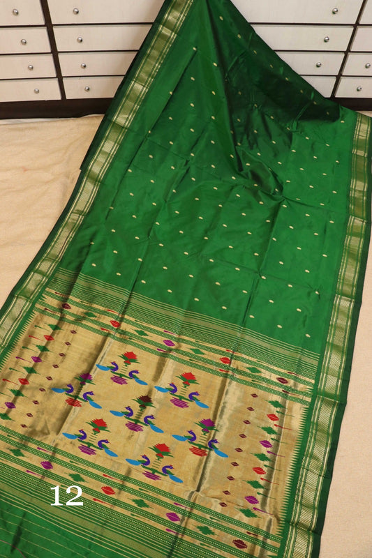 Hariyali Noor Paithani Saree