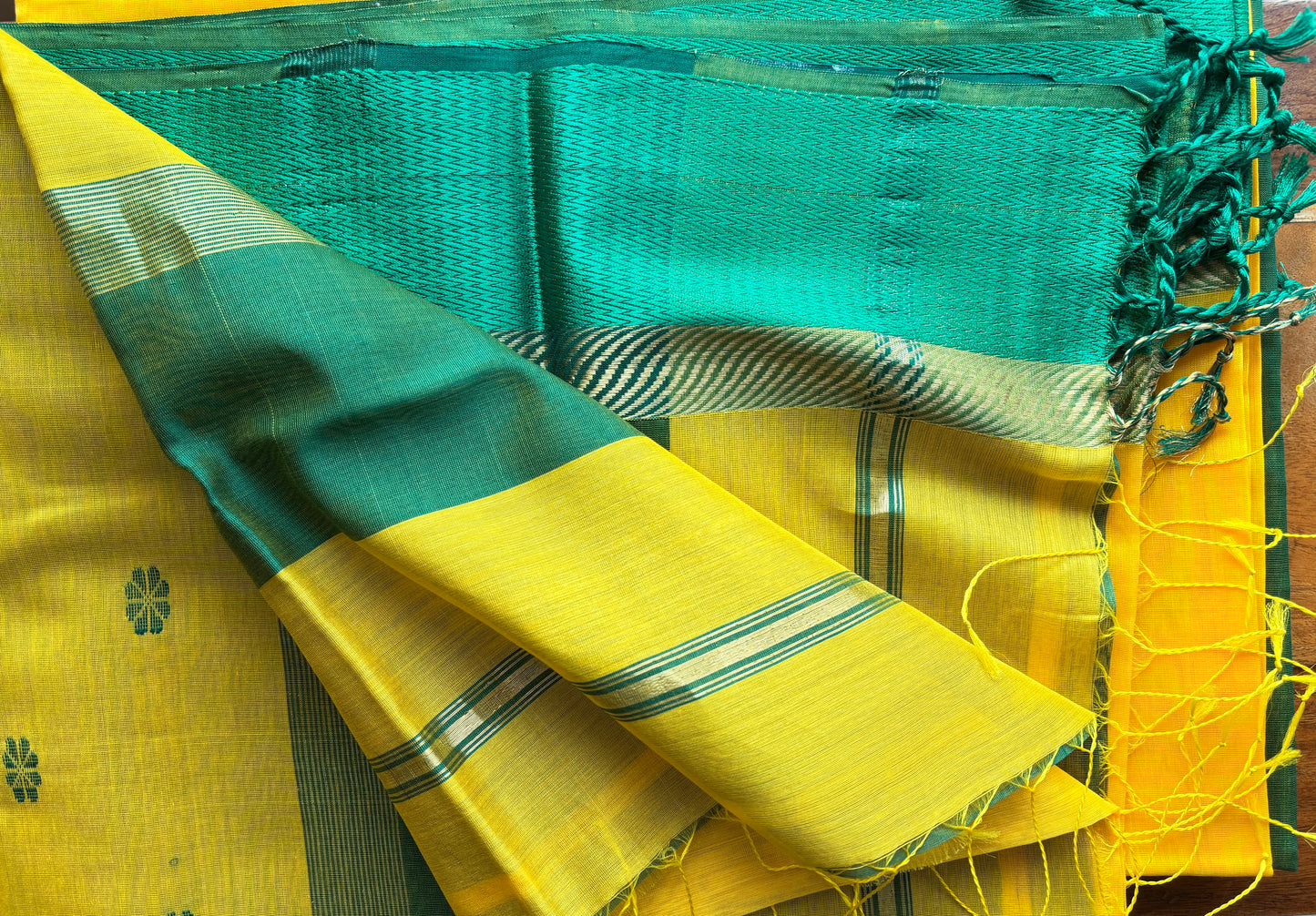 Sunlit Grace Maheshwari Saree