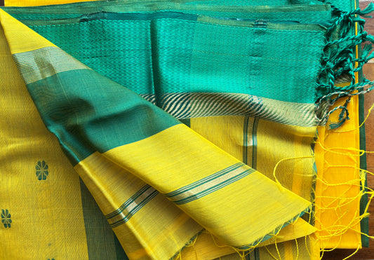 Sunlit Grace Maheshwari Saree