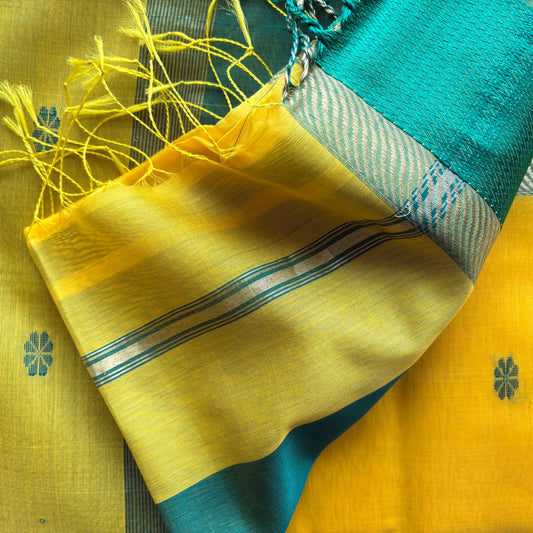 Sunlit Grace Maheshwari Saree