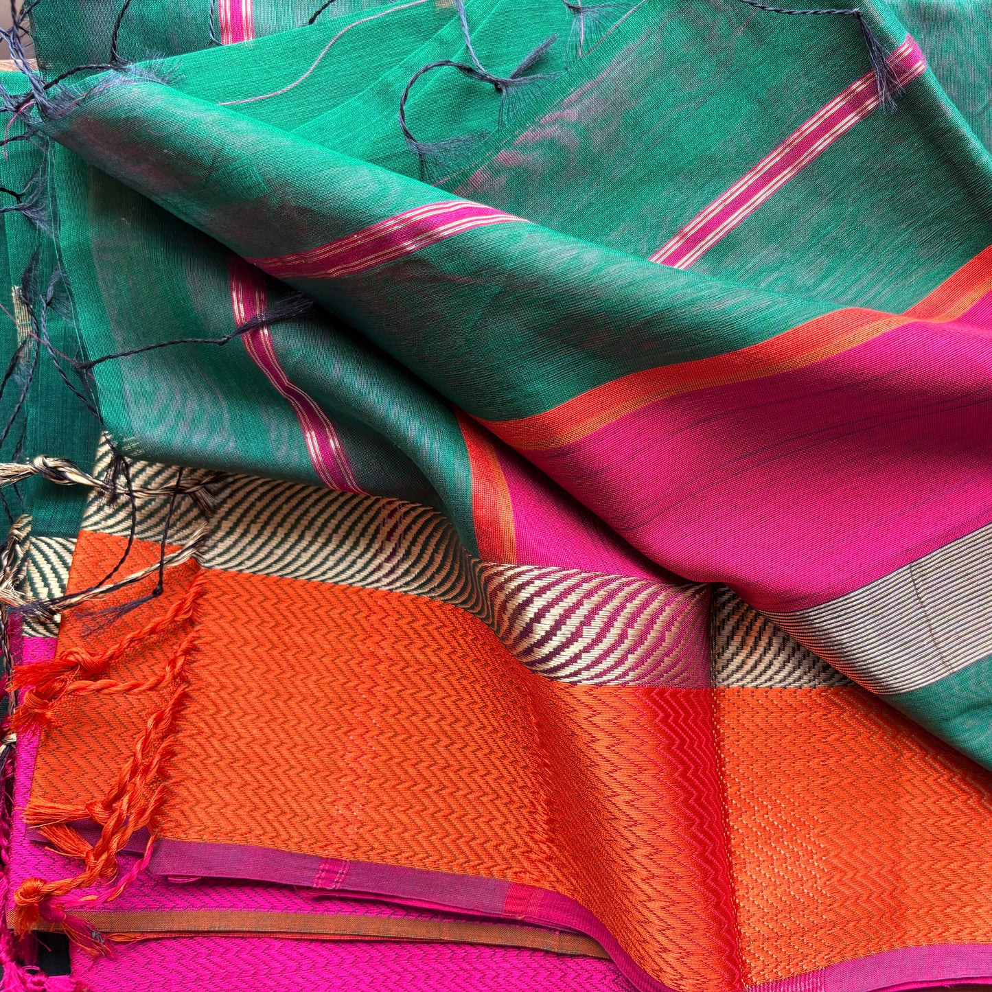 Enchanted Maheshwari Saree