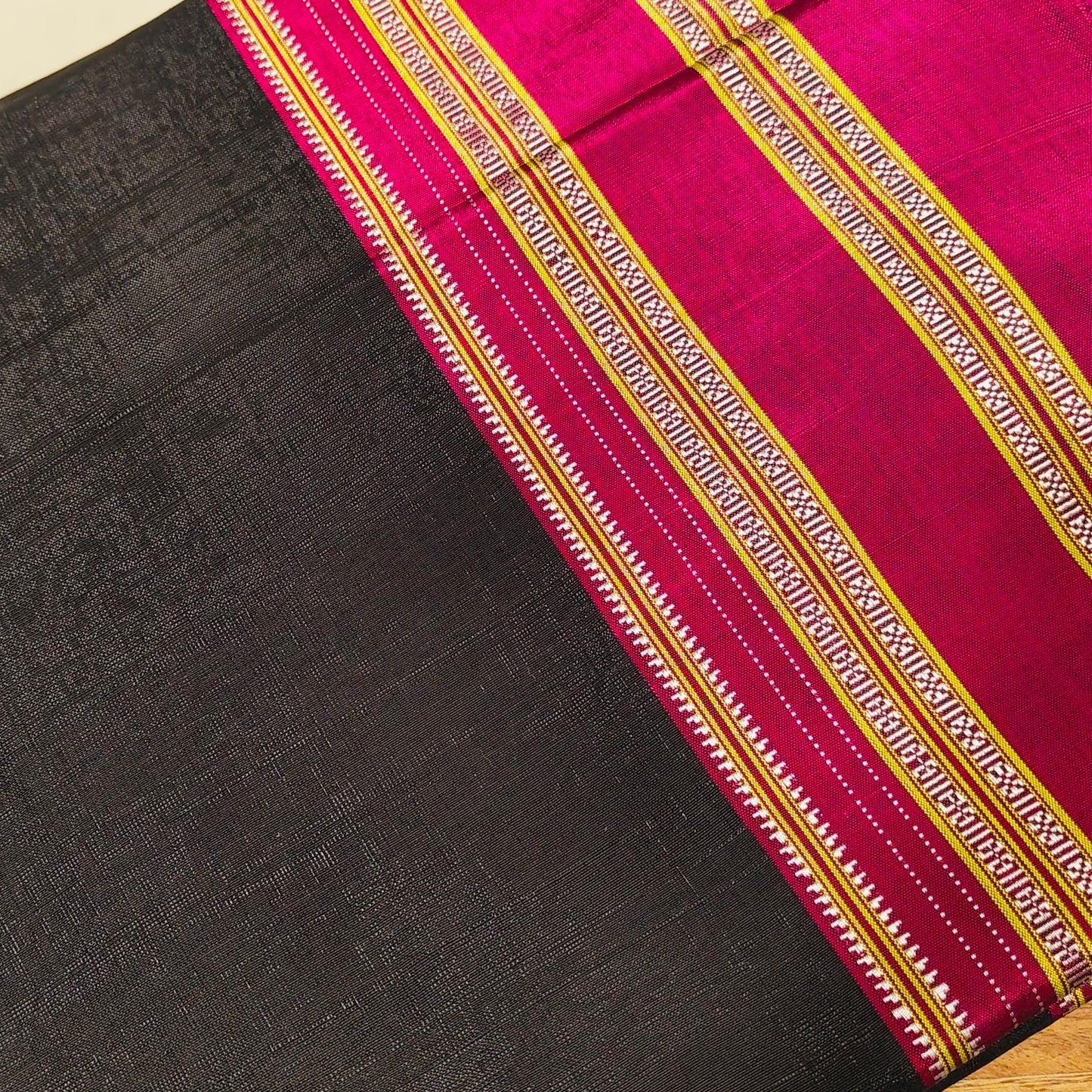 Midnight Bloom Ilkal Saree