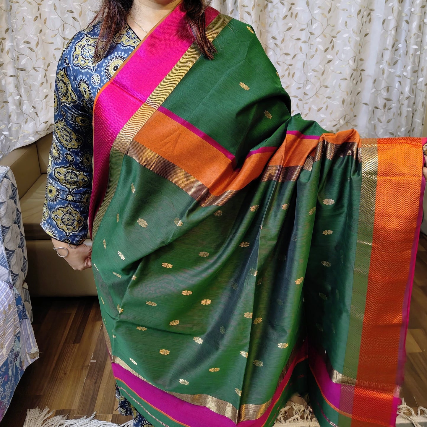Enchanted Maheshwari Saree