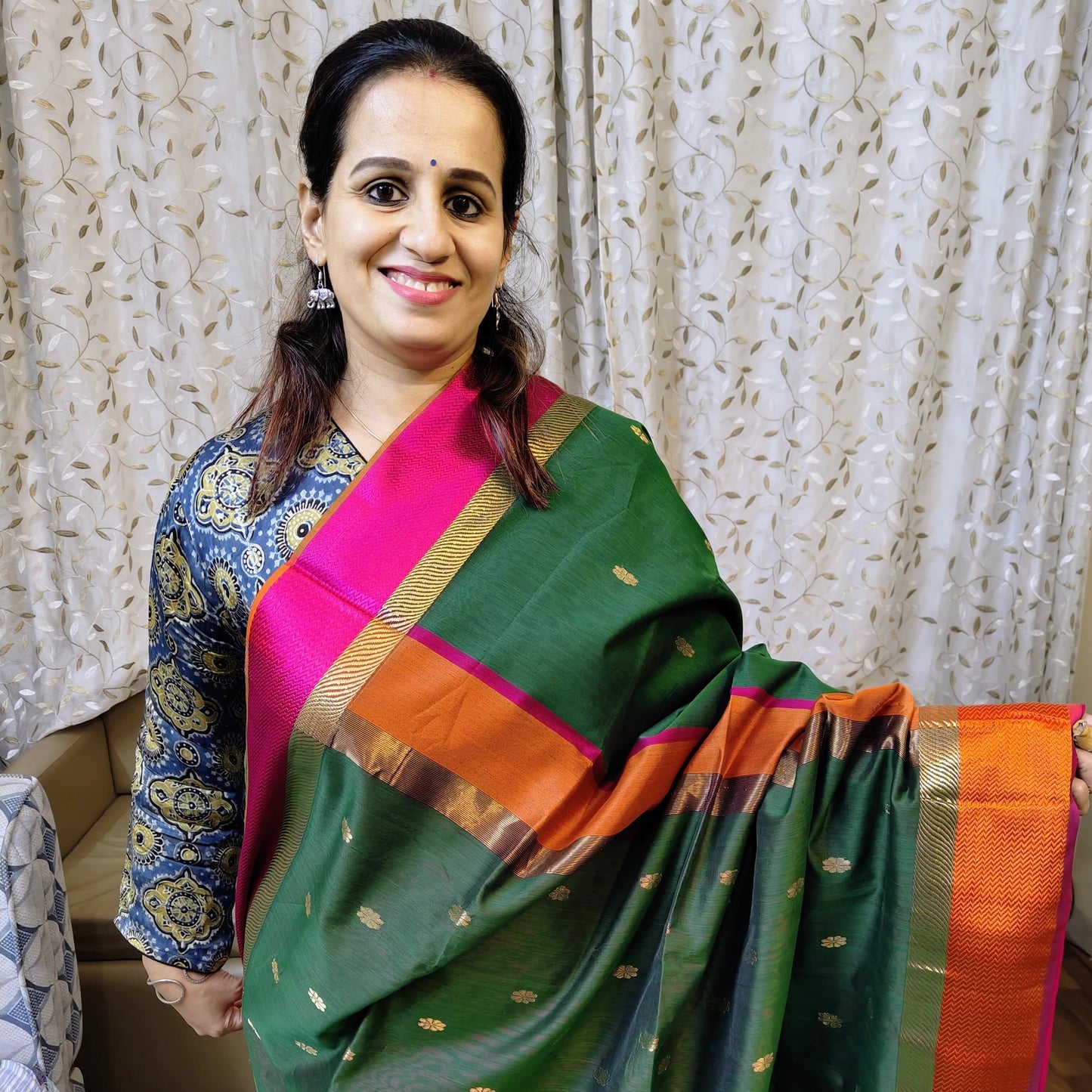 Enchanted Maheshwari Saree